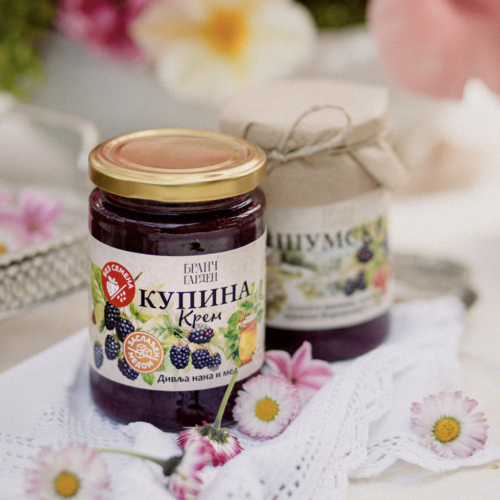 Blackberry Cream – Seedless, with Wild Mint and Honey