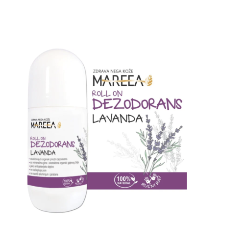 NATURAL ROLL-ON DEODORANT – LAVENDER, 75 ml