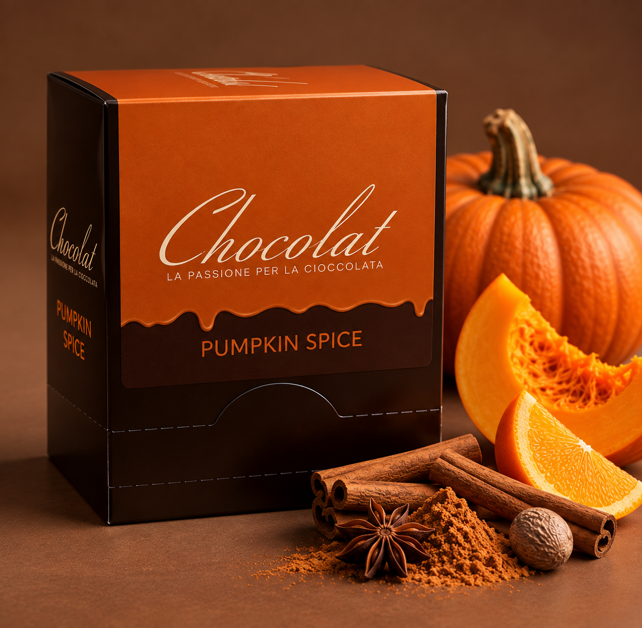 Pumpkin Spice Hot Chocolate